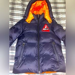 MONCLER Navy Blue and Orange Size M
